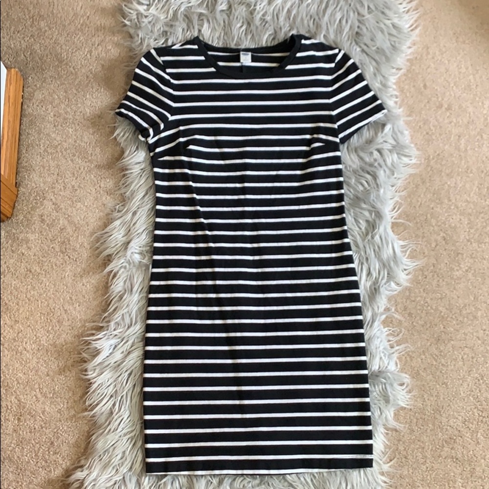 Striped T Shirt Dress